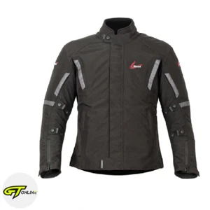 Weise Ozark Mens Black Textile Waterproof Motorcycle Touring Jacket WJOZA14 - Picture 1 of 8