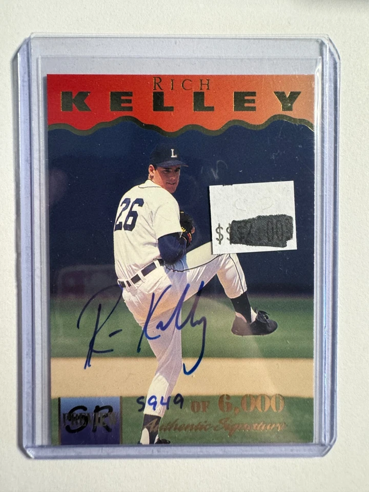 K225,350 - 1995 Signature Rookies Previews Auto #15 Rick Kelley #/6000 - Image 1 of 1