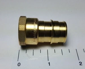 25) ADATTATORE ESPANSIONE NPT FEMMINA 3/4" PEX A X 1/2" F1960 - Foto 1 di 6