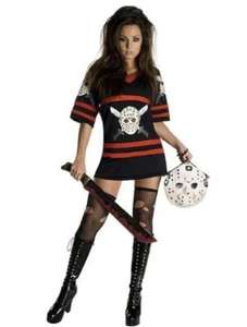 Women's Sexy Friday the Thirteenth Jason Voorhees Costume Small - Picture 1 of 6