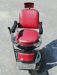  Vintage Restored Emil Paidar Barber Chair