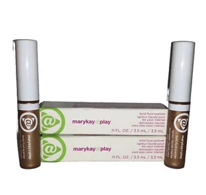 Mary Kay At Play DELINEADOR DE OJOS FLUIDO AUDAZ METAL DORADO - NUEVO - LOTE DE 2  - Imagen 1 de 3