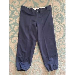 NWOT Mizuno Softball Pants Knickers Navy Blue Women's L - Picture 1 of 3