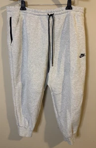 Nike Damen Tech Fleece Jogginghose Mid Rise Hellgrau 3X Hose - Bild 1 von 13