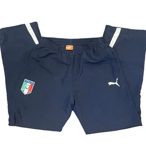 Italien Puma Trainingshose blau FIGC Fußball Soccer Größe S - Bild 1 von 4