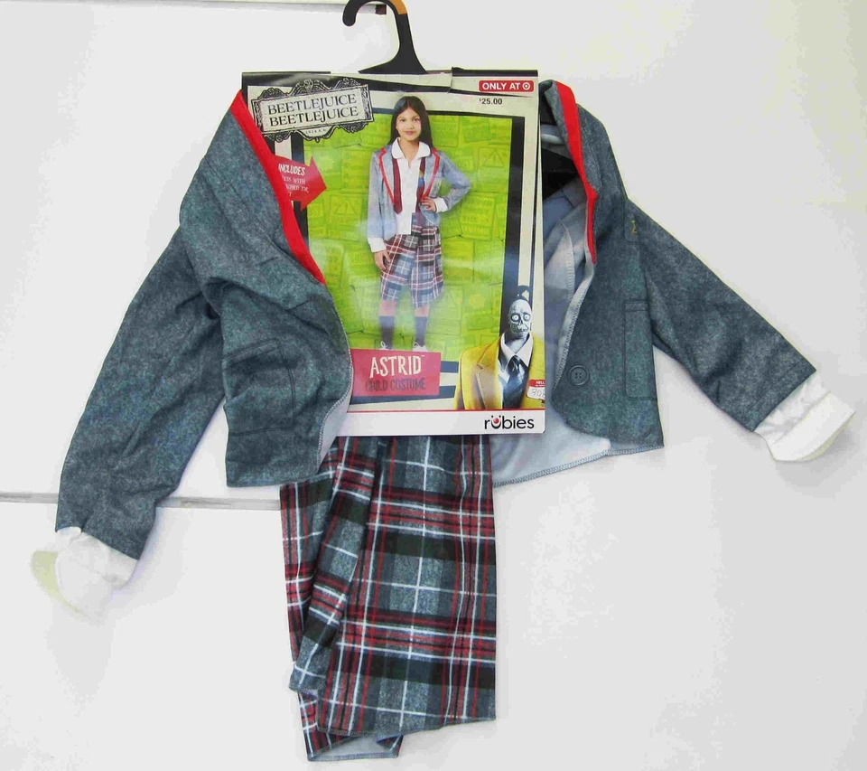 Beetlejuice Astrid School Uniform Child SMALL Costume Rubies