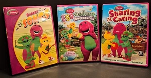 Barney DVD Lot 3 – Sharing is Caring, Barney Songs, Egg-Cellent Adventures - Picture 1 of 7