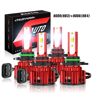 LED Scheinwerfer Fern- und Abblendlicht Pkg für Volvo VNL VNM 630 670 730 780 2004-2015 - Bild 1 von 14