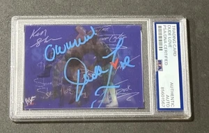 DUDE LOVE 1999 ARTBOX WWF LENTICULAR MOTION SIGNED AUTOGRAPHED CARD PSA/DNA - Picture 1 of 2