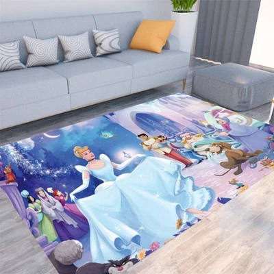 Disney Cinderella's Print Foldable Rectangular Floor Mat Rugs Anti-Skid Carpet - Image 1 of 4