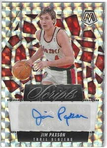 2024-25 Mosaic JIM PAXSON Portland Trail Blazers Silver Scripts Autograph - Picture 1 of 2