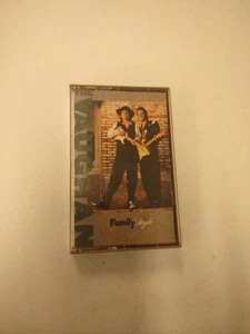 THE VAUGHAN BROTHERS - FAMILY STYLE CASSETTE TAPE LIKE NEW OOP - Picture 1 of 3