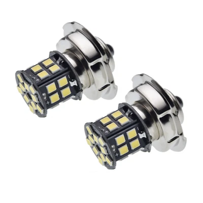 P26S 6V 12V 24V LED Motorbike Motorcycle Scooter Headlight Bulb White - Image 1 of 4