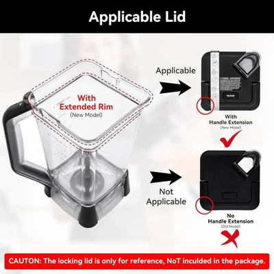 Replacement Pitcher 72 oz XL for  Ninja Blender (New Model) BL710WM BL710WMC - Image 1 of 4