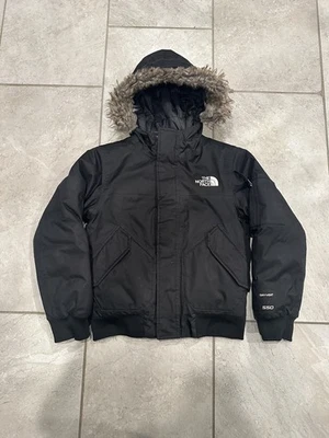 The North Face Kids Boy Black Gotham 550 Dryvent Waterproof Down Jacket Size S - Image 1 of 4