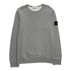 Stone Island Crew Neck Jumper Sweater Sweatshirt Grey Pullover Size Large L - Picture 1 of 4
