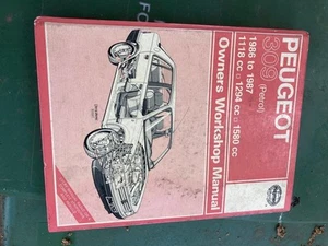 Haynes Owners Workshop Manual Peugeot 309 86-89 Petrol R1A - Picture 1 of 1
