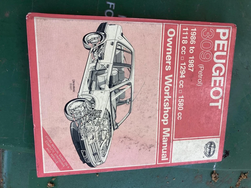 Haynes Owners Workshop Manual Peugeot 309 86-89 Petrol R1A - Image 1 of 1