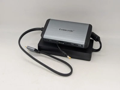 Lemorele USB-C docking station for MacBook Pro Air 150W power adapter 12-in-2 - Image 1 of 4