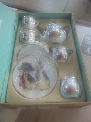 Juego de té para niños Beatrix Potter MW Reutter porcelana nuevo en caja Foto 1 de 4