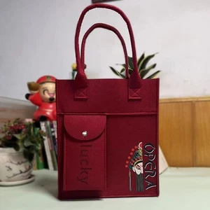 Felt Shoulder Bag Large Capacity Shopping Bag Cute Handbag Women - Picture 1 of 16