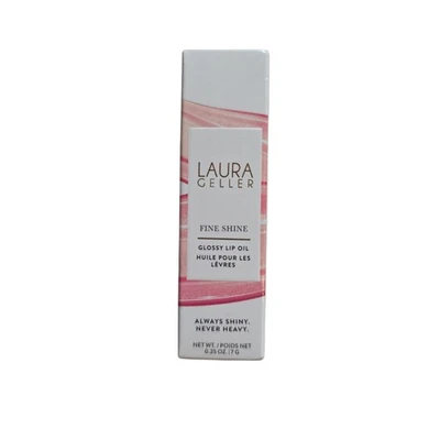 Laura Geller Fine Shine Glossy Lip Oil - Rose Envy - 0.25 oz Nourishing NEW - Image 1 of 4