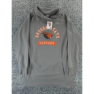 Box Seat Clothing Oregon State Beavers grau Wasserfallausschnitt Sweatshirt Damen L - Bild 1 von 13