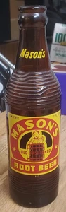 Vintage Mason’s Root Beer  Pop Soda Bottle No State - Picture 1 of 5