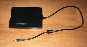 Freecom Externes Floppy 3.5" Laufwerk FD-05, schwarz, USB , Funktioniert, TOP - Picture 1 of 2
