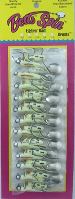 Tarjeta de 12 Betts 022GRRL-42N 1-1/4" 1/16 OZ Beetle Spin con pierna Wh Coach perro Foto 1 de 2