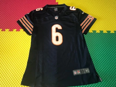 Camiseta deportiva Jay Cutler Chicago Bears #6 Nike On Field negra cosida juvenil talla XL Foto 1 de 4