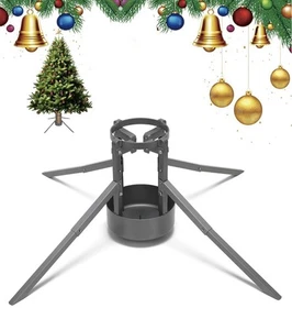 Christmas Tree Stand for Real Trees, Heavy Duty Metal 2-5” Trunks Up To 7.5 Ft - Picture 1 of 8