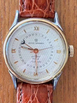 REVUE THOMMEN Cricket Club Pointer Date Automatic Ivory Dial Mens Watch  - Image 1 of 4