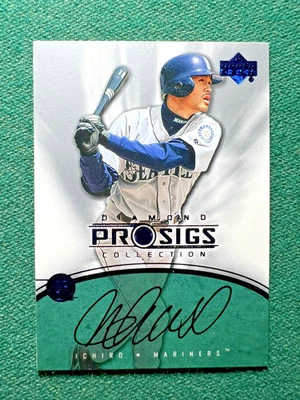 2004 Upper Deck 棒球钻石系列 Pro Sigs Ichiro Suzuki #42 名堂很好! — 第 1/2 张图片
