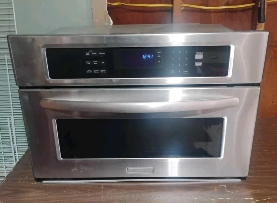 KITCHENAID KBHS109SSS Built In S.S. Microwave/ Convection Oven 30" 1.4 C.F.-READ - Image 1 of 4