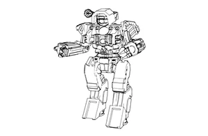 Sfinge | Battlemech scala 1:265 CGL | Battletech miniatura - Foto 1 di 1