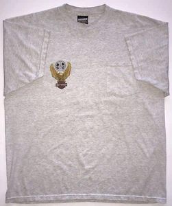 VTG 80’s HARLEY-DAVIDSON Men’s 2XL Gray USA Made Short Sleeve Graphic T-Shirt - Picture 1 of 16