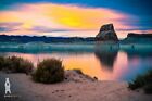 Lone Rock Sunset Prints, Lake Powell, Glen Canyon, Wahweap Bay, Utah Landscapes