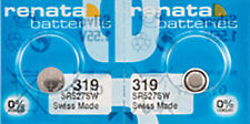 2 x Renata 319 Watch Batteries, SR527SW Battery | Shipped from USA