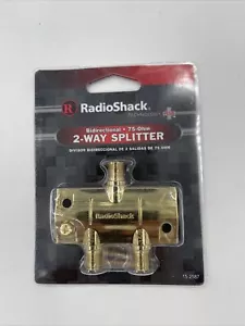 Splitter: Radio Shack 2-WAY SPLITTER 75 Ohm Bi-Directional - Picture 1 of 2