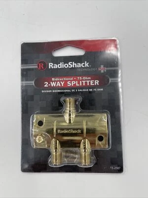 Splitter: Radio Shack 2-WAY SPLITTER 75 Ohm Bi-Directional - Image 1 of 2