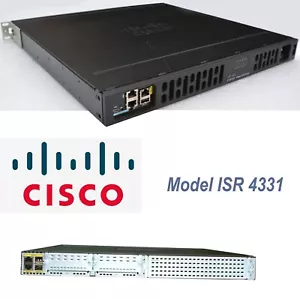 CISCO ISR4331 K9 INTEGRATED SERVICES ROUTER 4 RJ45 4SFP 100-300MBPS 3 NIMs SN65 - Bild 1 von 1