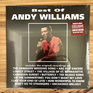 NEW & SEALED! - Best of Andy Williams Hits - 2022 B&N Clear Red Vinyl Record LP - Picture 1 of 3