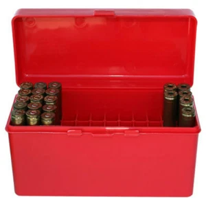 MTM Rifle Ammo Box - 60 Round Flip-Top 243 Win 308 Win 220 Swift - Red RM-60-30 - Picture 1 of 1