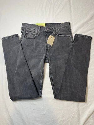 Levi's 519 Extreme Skinny Hi-Ball Jeans Stretch Size 27x28 Black Men’s / Boys - Image 1 of 4