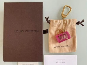 Very good condition Louis Vuitton Monogram bag motif charm keychain pink Japan - Picture 1 of 10