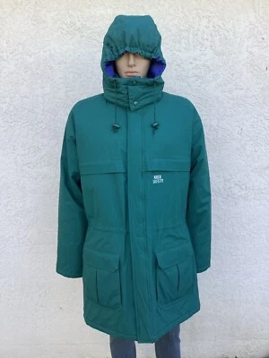 NWT vintage EMS NASA SAFETY GORE TEX Rain LOGAN Parka Hooded Puffer Jacket XL - Image 1 of 4