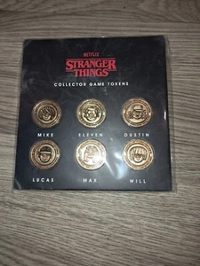 NIP NETFLIX COSAS EXTRAÑAS TIENDA POP UP JUEGO FICHAS DE COLECCIONISTA - Imagen 1 de 3