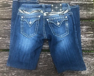Miss Me Women's Denim Bootcut Jeans Size 28 - Picture 1 of 9