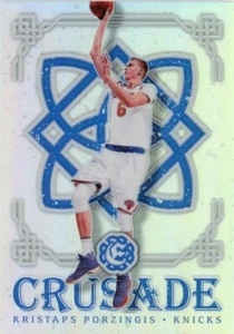 2016-17 Panini Excalibur #41 Kristaps Porzingis Crusade Silver - Picture 1 of 2